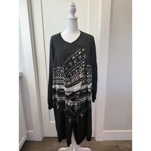 Women's Avenue Plus Size Cardigan Sweater Duster EUC